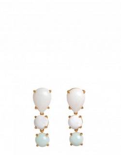 Nixie Earrings Soft White